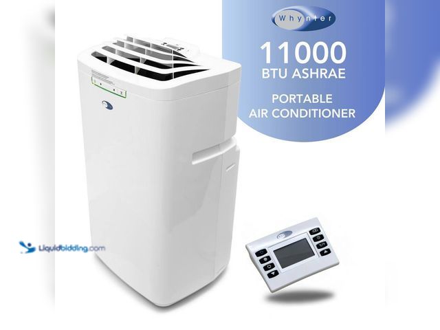 Lot 49-5410906 - Whynter 5,900 (DOE) BTU Portable Air Conditioner Cools 350 Sq. Ft. with Dehumidifier, Remote, and Fi...