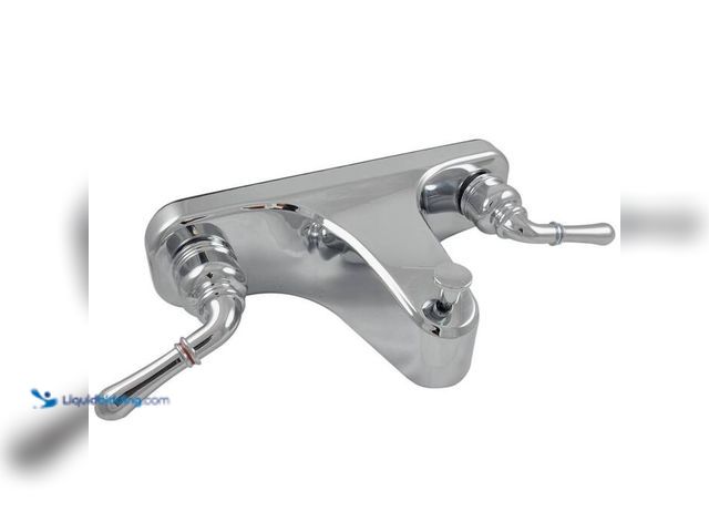 Lot 49-2021943 - DANCO Mobile Home and RV 8 in. 2-Handle Off-Set Roman Tub Faucet in Chrome. Model # 10884X. MSRP $42...