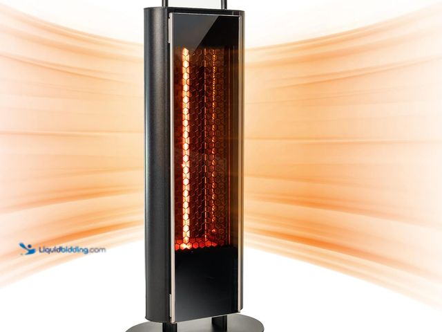 Lot 49-5463467 - EAST OAK 1200W Patio Heater, Under Table Electric Heater with Double-Sided Design Silent Heating, IP...