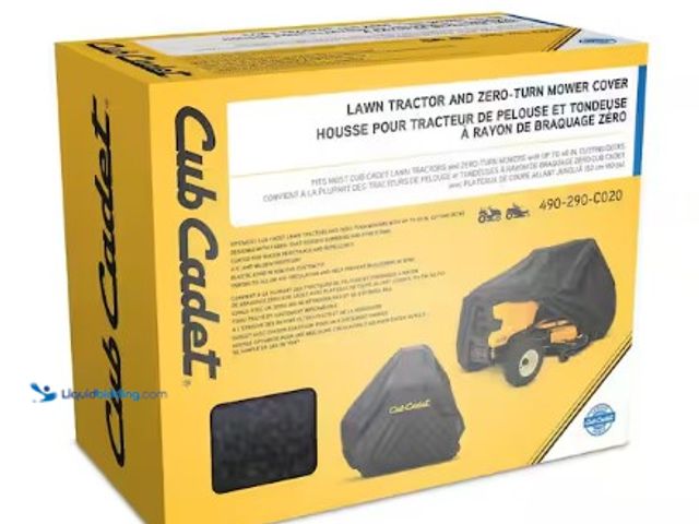 Lot 49-3631433 - Cub Cadet All-Season Protection Cover for Most Lawn Tractors and Zero Turn Lawn Mowers, Model # 490-...