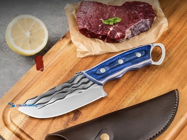 Lot 49-1975717 - New Luxurious Handcrafted Stainless Steel Chef's Knife, 4.72'' blade