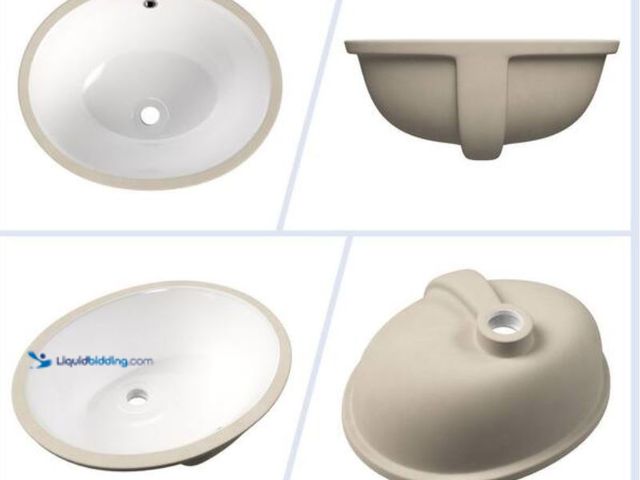Lot 49-2020896 - Eridanus Denbigh Vitreous China 16 in. x 13 in . Undermount Bathroom Sink in Crisp White with Overfl...