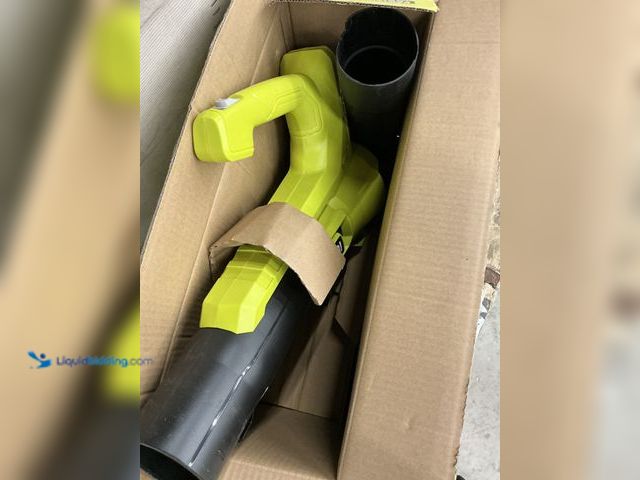 Lot 49-3564705 - Ryobi ONE+ 18V 90 MPH 250 CFM Cordless Battery Leaf Blower/Sweeper, Unused, tested works, tool only.