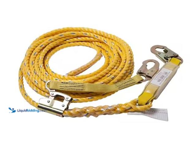 Lot 49-1568799 - Guardian Fall Protection 50 ft. Poly Steel Vertical Lifeline Assembly Model # 01320, Unused  Ref#SR0...