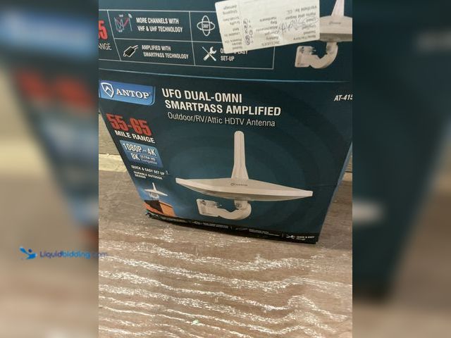 Lot 49-5487460 - Upgraded Version - ANTOP AT-415B 720° UFO Dual Omni-Directional Outdoor HDTV Antenna with Exclusive ...