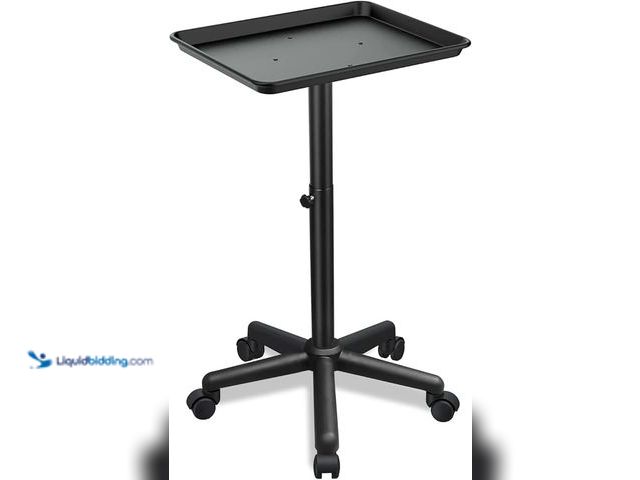 Lot 49-5446720 - ASIN:B0BTCPGXDX Salon Tray, Salon Rolling Tray with Adjustable Height, Salon Color Tray, Salon Tray ...