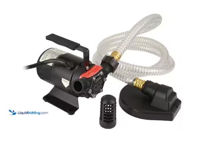 Lot 49-1624700 - Everbilt 1/10 HP Non-Submersible Self-Priming Transfer Pump Model # EBTP1, Slightly Used, Powers On,...