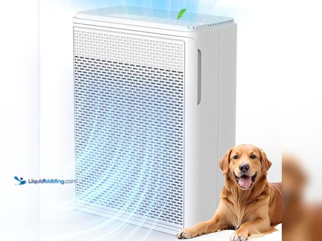 Lot 49-5476617 - YARIKI Air Purifiers for Home Pets Covers Up to 1500 Sq Ft,H13 Hepa Filter with Washable Pre-Filter....