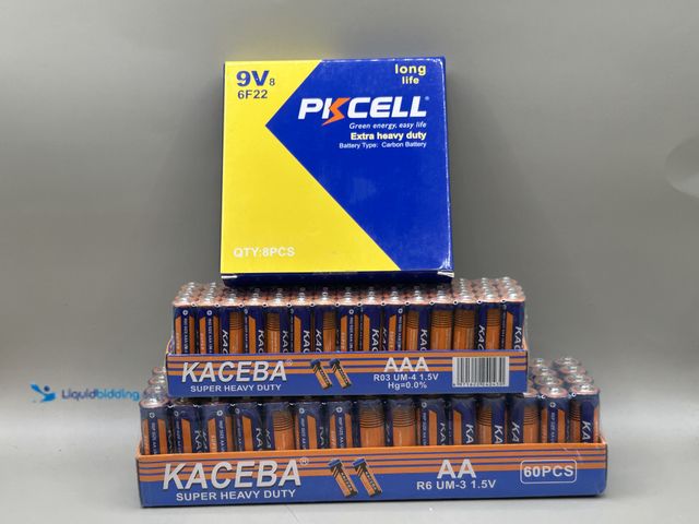 Lot 49-1805024 - BATTERY LOT 60 AA and 60 AAA and 8 9 V.