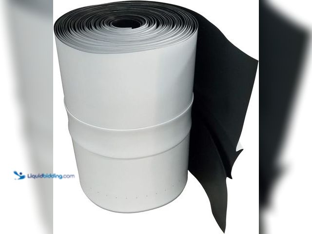 Lot 49-3528089 - Under Deck Drainage System -Z/50/12-50 feet Long Roll, for 12 inches Joist Spacing, 30 Mil Thick Bla...