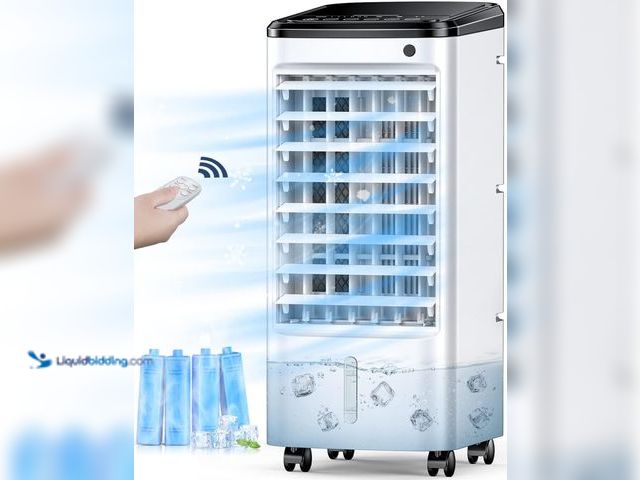 Lot 49-5477738 - Evaporative Air Cooler, BALKO 3-IN-1 Windowless Portable Air Conditioner, 4 Modes & 3 Speeds Persona...