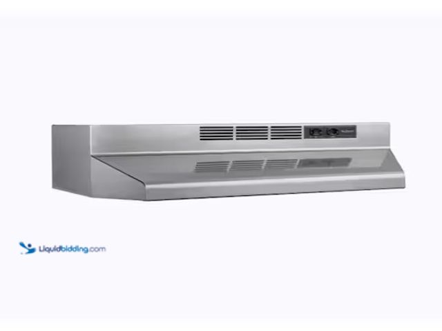 Lot 49-1575552 - Broan-NuTone RL6200 Series 24-Inch Ductless Under-Cabinet Range Hood in Stainless Steel Finish, Mode...