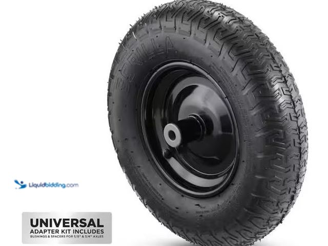 Lot 49-5573094 - Gorilla
16 in. Pneumatic Universal Wheelbarrow Tire, Unused
