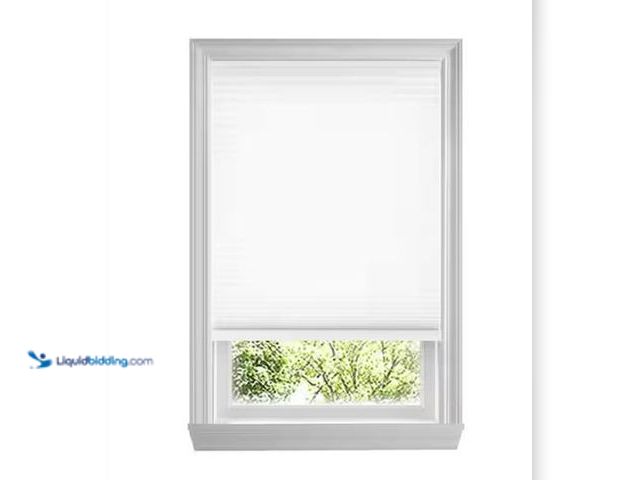 Lot 49-1577345 - Home Decorators Collection Snow Drift Cordless Light Filtering Cellular Shades for Windows - 48 in W...