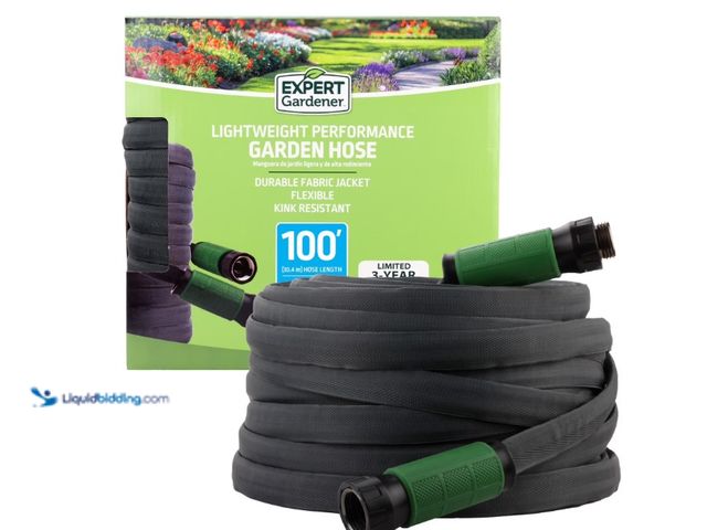 Lot 49-1622955 - Expert Gardener Lightweight Performance Garden Hose, 100 ft., Model # 18099871557, Unused  Ref#WM071...