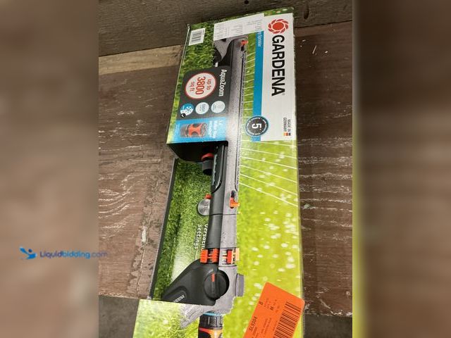 Lot 49-5487117 - Gardena 3800 sq ft Metal Oscillating Sprinkler W/ Aqua Zoom Model 18714-81 New