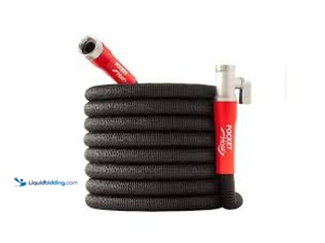 Lot 49-5415068 - 3/4 in. x 75 ft. Expandable Garden Hose with Turbo Shot Nozzle. Model # 17824-6. Unused.