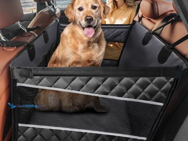 Lot 49-5436403 - MIXJOY Dog Car Seat for Large Medium Dogs, Back Seat Extender for Pets, Waterproof Pet Carseat for M...