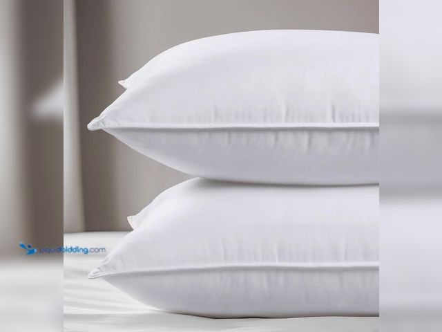 Lot 49-1623938 - viewstar Bed Pillows Queen Size Set of 2, Hotel , Down Alternative Pillow, Model # 358237386387, Unu...