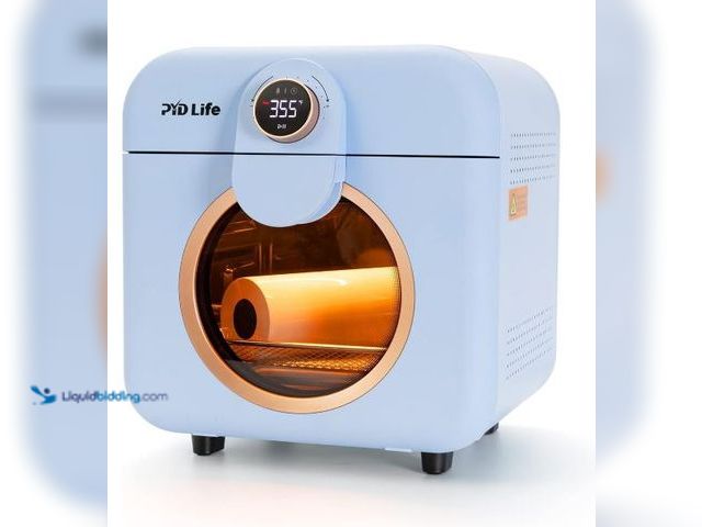 Lot 49-3432536 - PYD Life Mini Sublimation Oven Machine 12 L 120 V 1600 W Light Blue Heat Press Machine for Sublimati...
