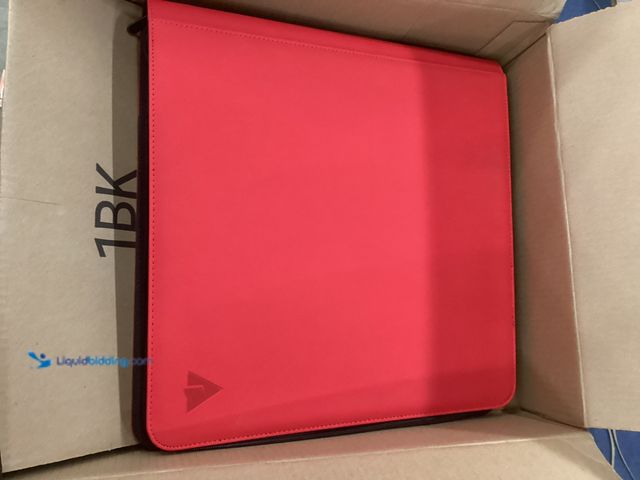 Lot 49-5486970 - Collectible Card Book with Sleeves (Red) Item is unused with scuffs