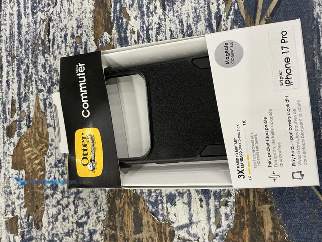Lot 49-5558914 - OtterBox iPhone 17 Pro Commuter Series Case - Black: Wireless Charging Compatible MODEL:840434710126...