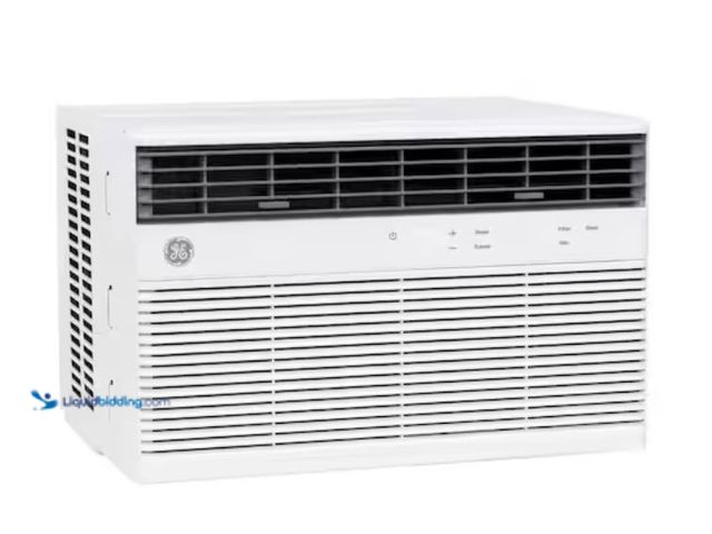Lot 49-2005617 - GE 8,000 BTU Smart Window Air Conditioner for 350 sq. ft. in White with Wi-Fi and Remote, Model # AW...