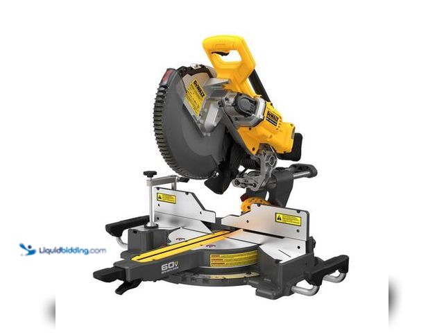 Lot 49-5520530 - DEWALT
60V Lithium-Ion 12 in. Cordless Sliding Miter Saw (Tool Only). New