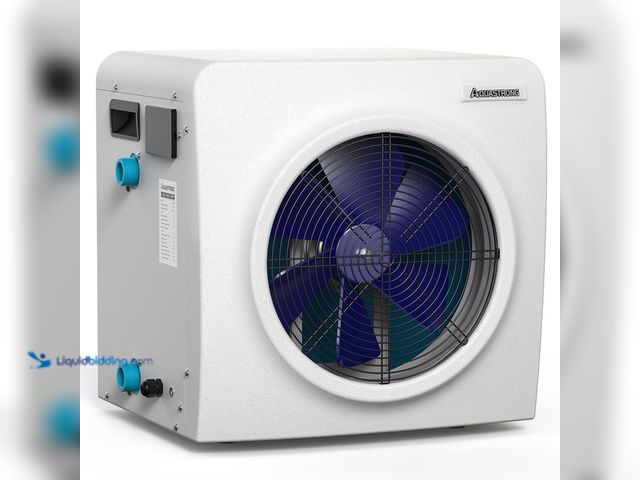 Lot 49-1630853 - Aquastrong 12,000 BTU Heat Pump For 3,000 Gallons Pools 120V, Model # HEX012, MSRP $599.00, Slightly...