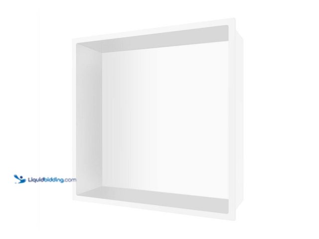 Lot 49-5487311 - BWE
12 in. W x 12 in. H x 4 in. D Stainless Steel Bathroom Shower Niche Standard Single Nickel in W...