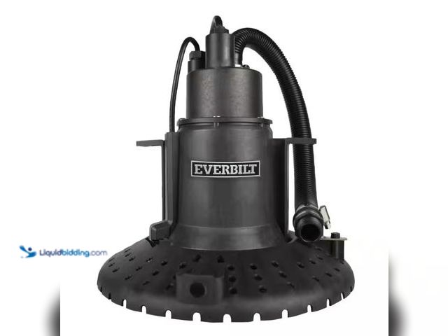 Lot 49-5543043 - Everbilt 1/4 hp Submersible Pool Cover Pump. Model # HDPCP25. Unused