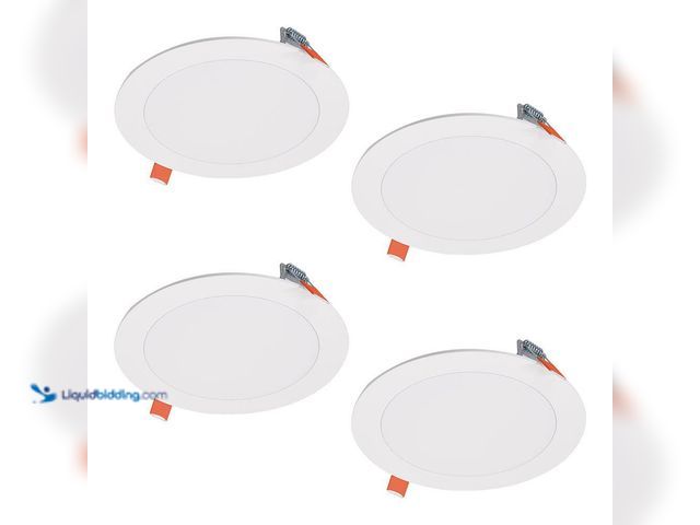Lot 49-5484750 - HALO
HLBSL6 6 in. Adjustable CCT Canless IC Rated Dimmable Indoor Integrated LED Recessed Light Kit...