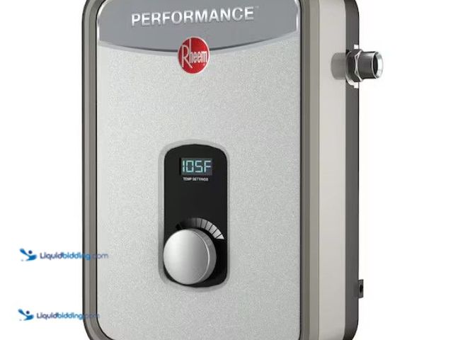 Lot 49-5581726 - Rheem Performance 8 kW 1.55 GPM 240-Volt Self-Modulating Electric Tankless Water Heater, Model # RET...