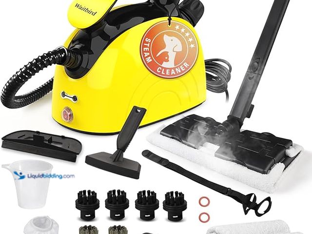 Lot 49-3482632 - Steam Cleaner, Multipurpose Powerful Steamer with 21 Accessories, 248°F High-Temperature Steam for F...