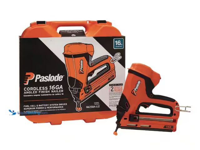 Lot 49-2026393 - Paslode Lithium-Ion Battery 16-Gauge Angled Cordless Finished Air Tool Nailer, Model # 916200. MSRP:...