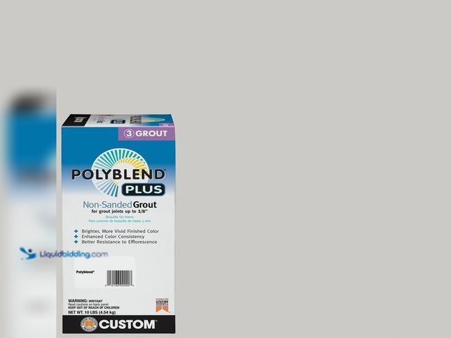 Lot 49-3528610 - Custom Building Products
Polyblend Plus #544 Rolling Fog 10 lb. Unsanded Grout
Q (2 pk) item is un...