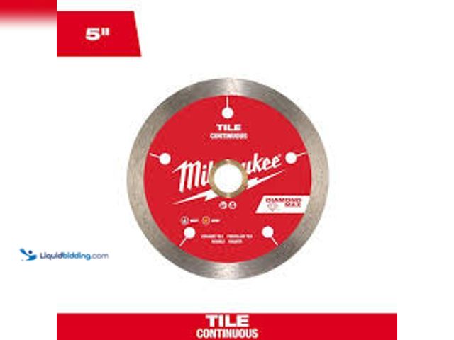 Lot 49-3539900 - Milwaukee 5 in. DIAMOND MAX Continuous Tile Diamond Blade. Model # 49-93-9205. New