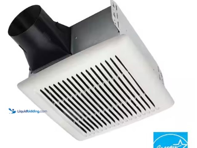 Lot 49-3631352 - Broan-NuTone Flex Series 80-110 Selectable CFM, Room Side Installation, Bathroom Ceiling Exhaust Fan...