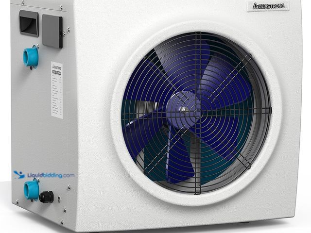 Lot 49-3547440 - AQUASTRONG Swimming Pool Heat Pump,Electric Pool Heater for Above Ground and Inground Pool,Heating a...