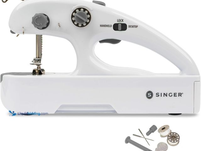 Lot 49-5559183 - SINGER Stitch Quick + Portable Cordless Mending Machine Bundles (Two Thread Stitch Quick +) Unused