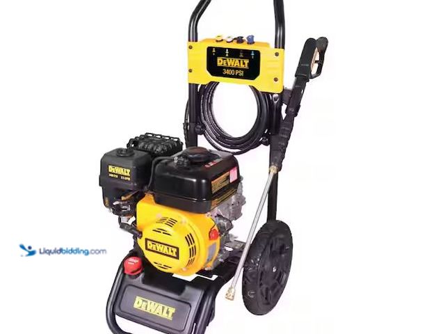 Lot 49-1576982 - DEWALT 3400 PSI 2.5 GPM Gas Pressure Washer with Maintenance-Free Pump, Heavy-Duty Commercial Cold W...