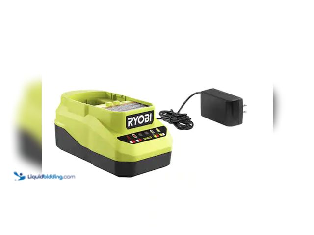 Lot 49-2000466 - RYOBI Battery & Charger Combo Lot - Includes (1) ONE+ 18V 4.0 Ah Lithium-Ion Battery, Model # PBP005...