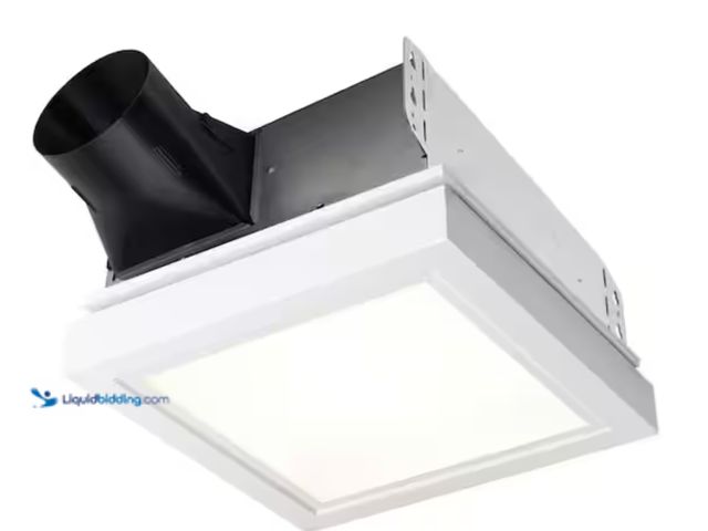 Lot 49-2000468 - Broan-NuTone Roomside Series, Decorative, White Trim, 110 CFM, Roomside Ceiling Bathroom Exhaust Fan...