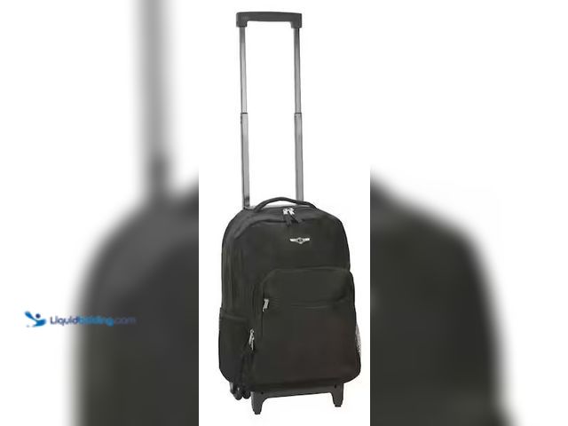 Lot 49-5486588 - Rockland
Roadster 17 in. Rolling Backpack, Black Internet # 302603254
Model # R01-BLACK Item is us...