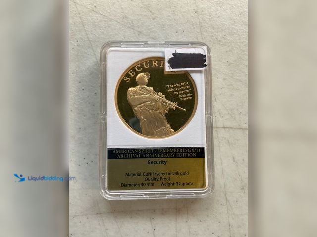 Lot 49-1810290 - AMERICAN SPIRIT REMEMBERING 9/11 ARCHIVAL ANNIVERSARY EDITION “SECURITY” COMMEMORATIVE COIN