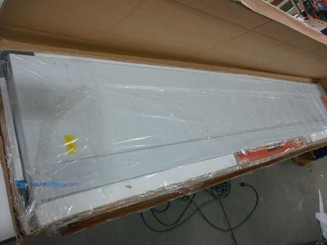 Lot 49-1578219 - 30 in x 96 in. 3-Lite Solid Core Bifold Door, White, Model # NBF1PUV3096, Unused.   Ref#HD0210