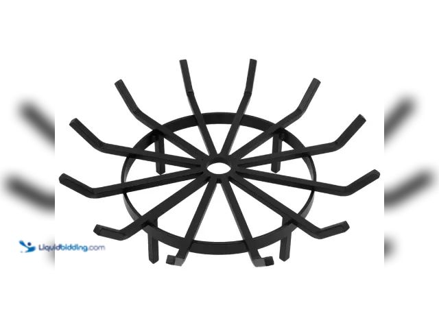 Lot 49-3462945 - Amagabeli Fireplace Log Grate Round 27 inch Heavy Duty Model #BG275, New  Ref#MTMED0624