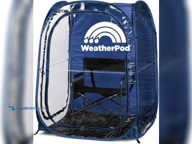 Lot 49-3511763 - WeatherPod® The Original Shark Tank MyPod™ 1-2 Person Pop-Up Pod - Stay Warm, Dry, and Out of The Su...