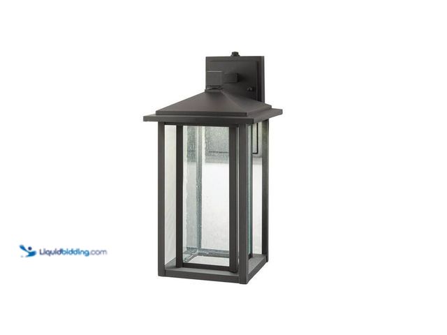 Lot 49-5412996 - Home Decorators Collection
Mauvo Canyon 15.5 in. Black Dusk to Dawn LED Outdoor Wall Light Fixture ...