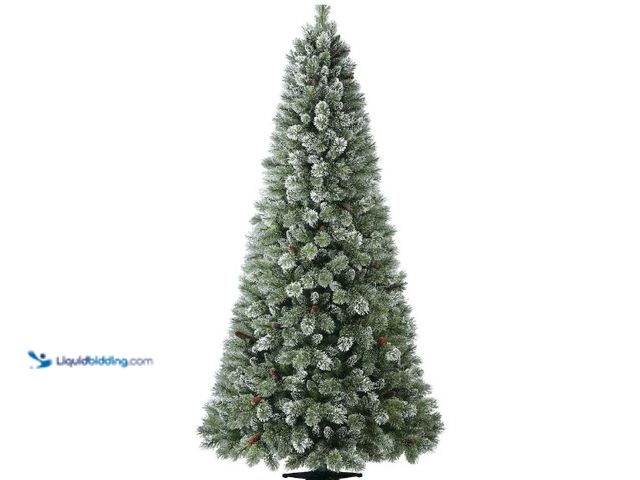 Lot 49-1547299 - 7.5 Ft Sparkling Amelia Pine LED Pre Lit Tree, Model# 1005271539,Unused, Tested works.  Ref#HOL11-13